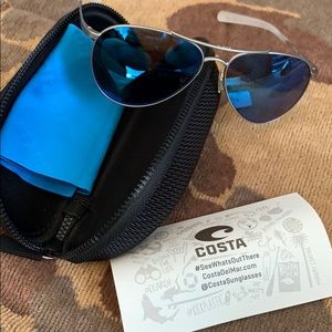 BNWT Costa Del Mar Piper Titanium Sunglass…
